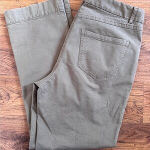 Theory Green Ankle Pants, Size 2